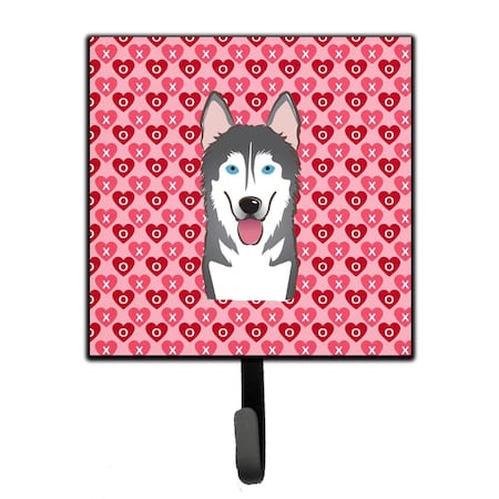 Carolines Treasures Alaskan Malamute Hearts Leash or Key Holder BB5288SH4